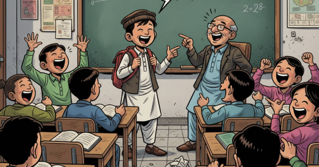 Pathan Student Laughing